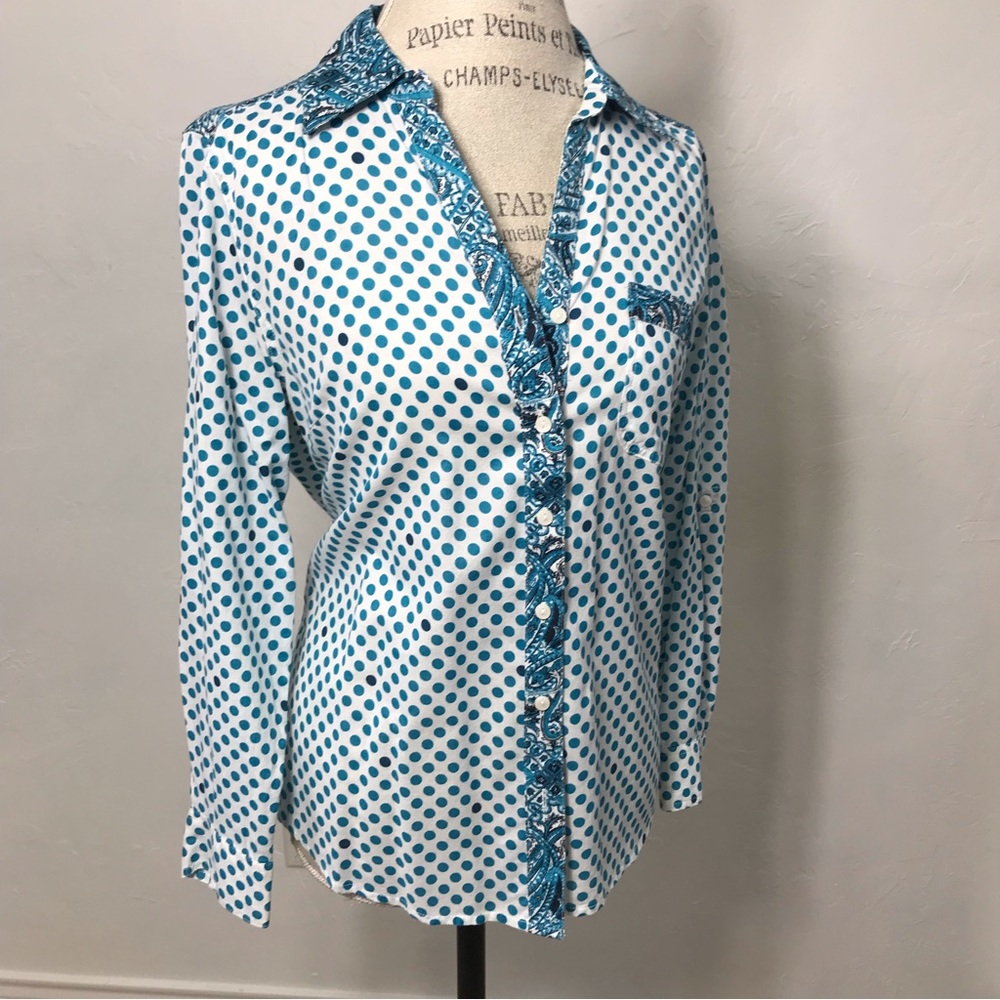 Style & Co Button Down Top - Picture 8 of 8